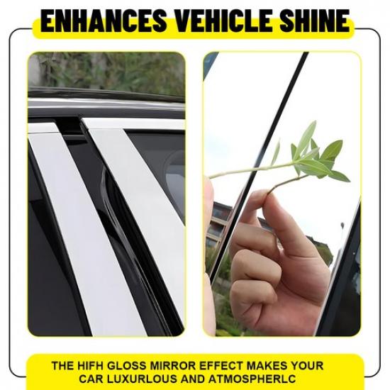 Car Window Door Pillar Posts Trim Cover Accessories Fit For Honda CRV 2017-
