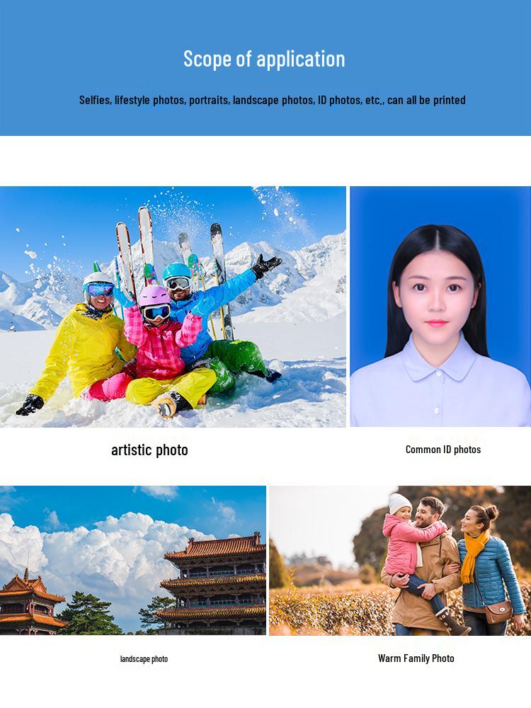 Dedicated 6-Inch Photo Paper for HP, Epson, Canon Printers - Also Suitable for A4 and 5-Inch Prints