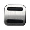 SAWAKAKI Suzuki Honda Mazda Parking Foot Brake Pedal Cover 1pc Set (Silver)