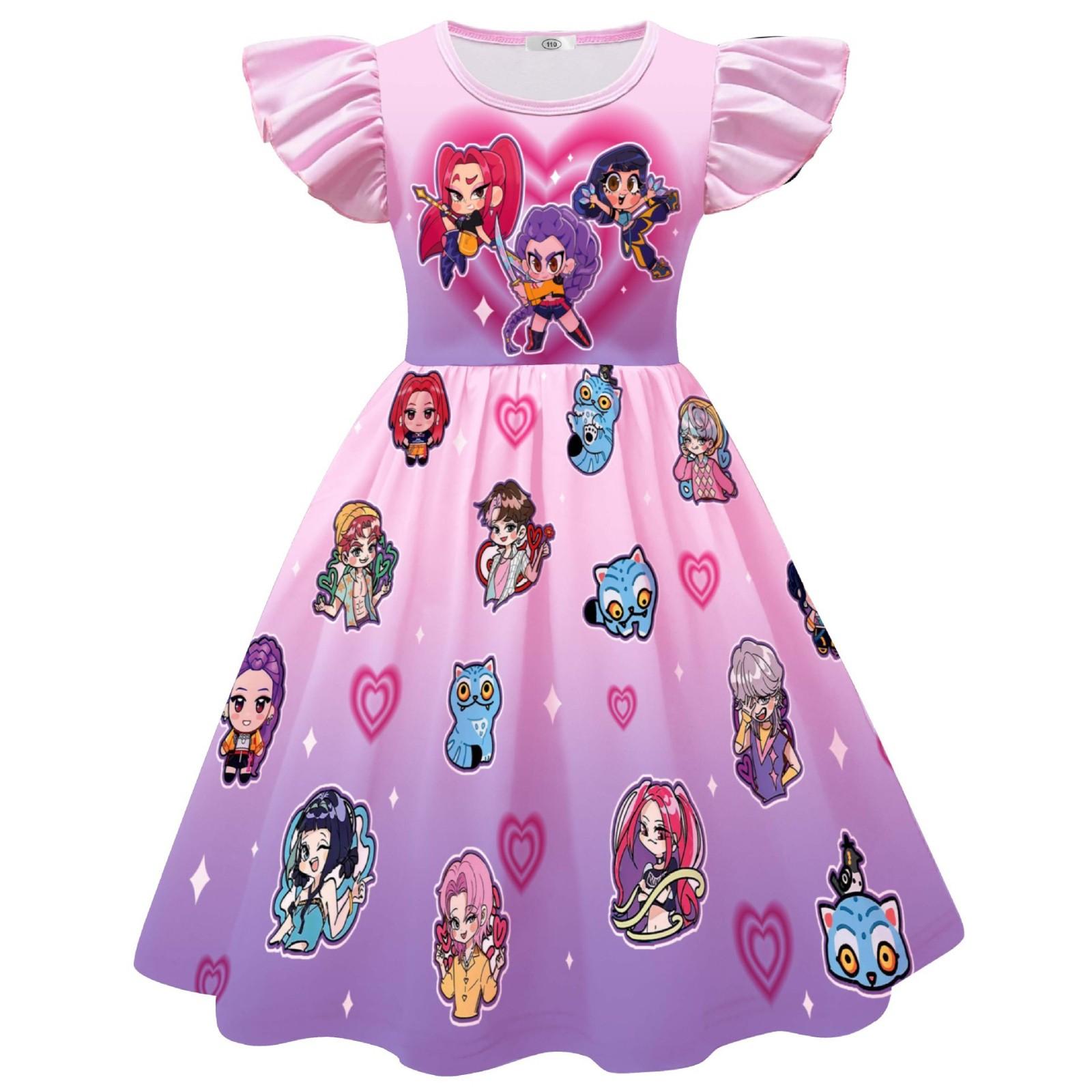 

Детское платье Платье для ролевых игр Платье А-силуэта для девочек Платье для вечеринки 130 розовый