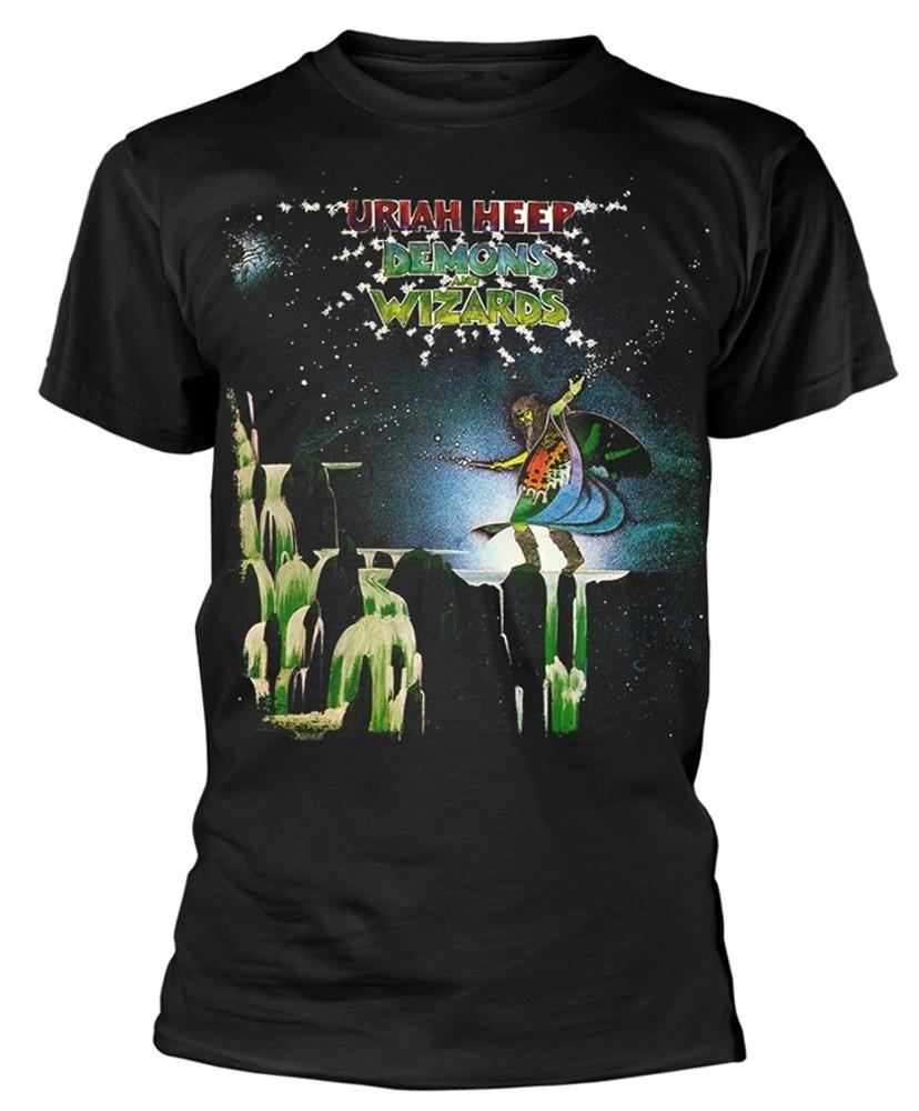 Uriah Heep Demons And Wizards Black T-Shirt S