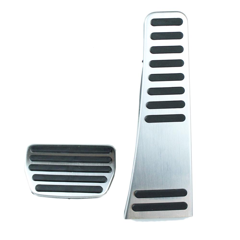 2 Pcs Stainless Steel Car Pedals XC90 V90 S90  XC60 S60 2015-  Accelerator Fuel Pedal Brake Foot Rest Pedals