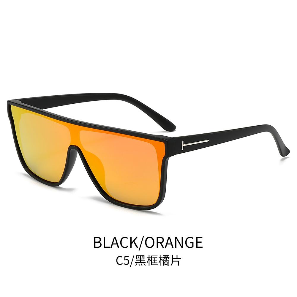 Großer Rahmen Einteiler Polarisierte Sonnenbrille Bunte Mode Trend Sonnenbrille Outdoor Radsportbrille