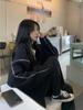 Cardigans Lazy Wind Soft Waxy Sweet College Style Sweater Cardigan Female Student Korean Style Loose Wear Outer Coat