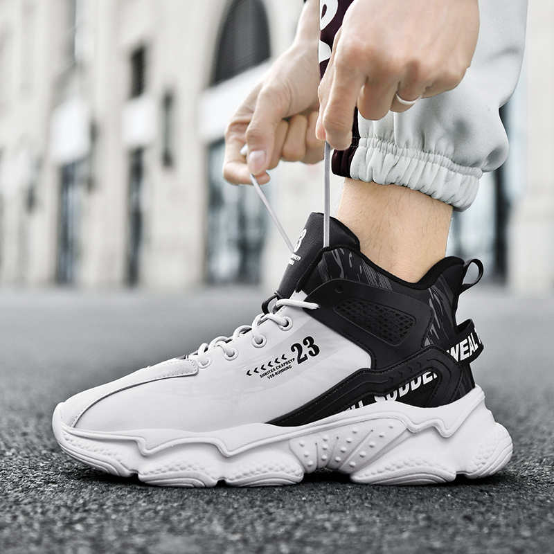 Fashion Large Dimensions High Cut Walk Boots Golf Seasonal Sneakers Men Luxury Men's Shoes Casual Sport Racing Model Low Prices
