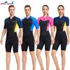1.5MM One-piece Diving Suit Men's Short-sleeved Shorts Warm Women Swimming Surfing Snorkeling Wet