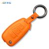 Leather Suede Style Car Key Case Cover Shell for A3 8L 8P A4 B6 B7 B8 A6 C5 C6 4F RS3 Q3 Q7 TT 8L 8V S3 Key Fob Accessories