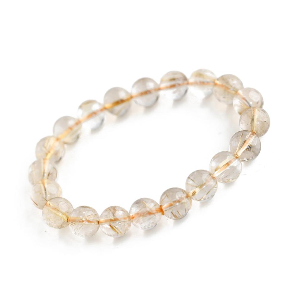 Jewelry Town Shosenkyo Rutilated Quartz 10mm 16cm Wrist Limited Natural Power Good Feng [Eigado] Bracelet, Stone, Circumference, One-of-a-Kind,