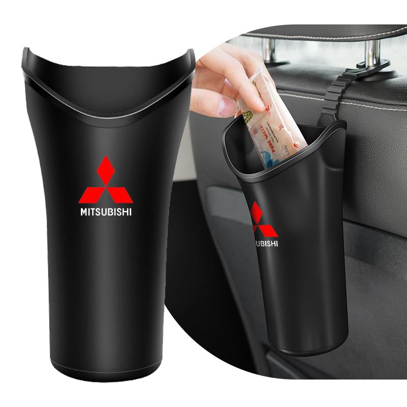 1/2Pcs Car Styling Car Storage Box Umbrella Garbage Organizer Bucket For Mitsubishi Lancer Lancer ASX Outlander 2 3 Pajero Mirage Exzos Pajero 4
