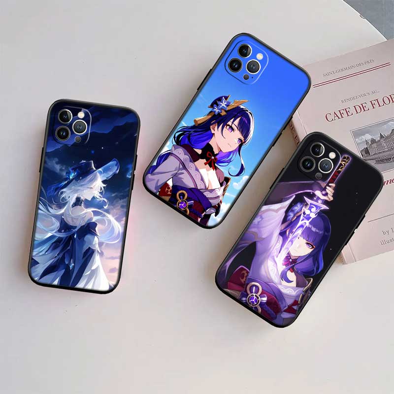 RE33 Genshin Impact New High-End Shell Phone Case for iPhone SE X XS XR 16E 17 11 Pro Max 8 7 6 6s Plus Air