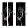 Meiji Creative Environmental Protection Stallion 3D Door Sticker Renovation Self-Adhesive Bedroom Wall Sticker Direct Sales Door Frame