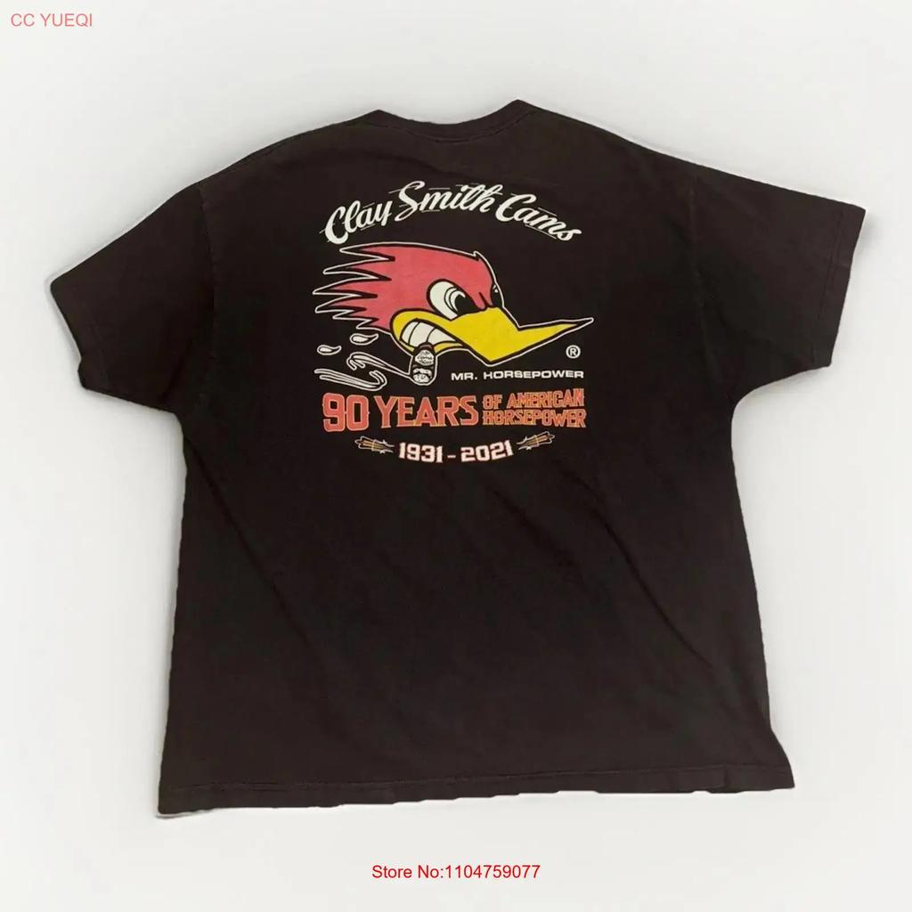 Clay Smith Cams 90 Years Anniversary T Shirt XXL 25x29 Hot Rod Car Racin vintage Washed Unisex Slightly Comfortable homme
