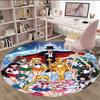 1pc Sailor Moon  Carpet, Round Rug, Comfortable, Suitable for Entryways, Living Rooms, Office, And Bedrooms, Christmas Decoration