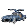 1/24 Mercedes-Benz 300SL Vintage Diecast Alloy Miniature Toy Car Model Pull Back Sound Light Classical Collection Gift for Boy