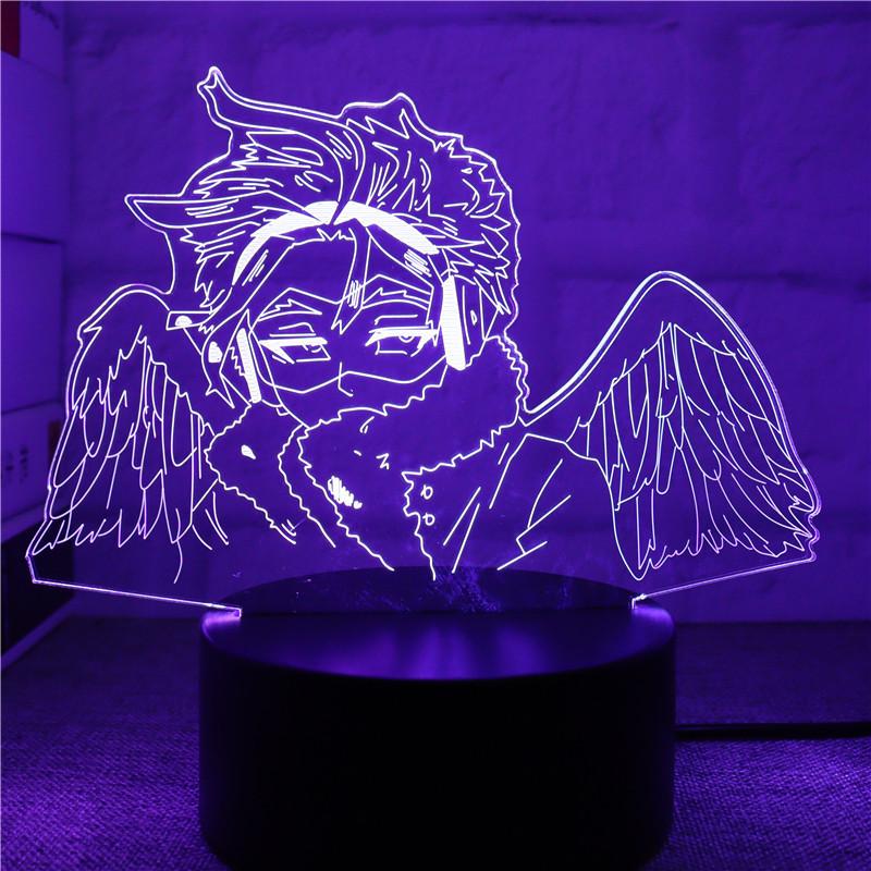 Colorful 3d My Hero Academia Night Light Led Table Lamp For Anime Lovers And Collectors