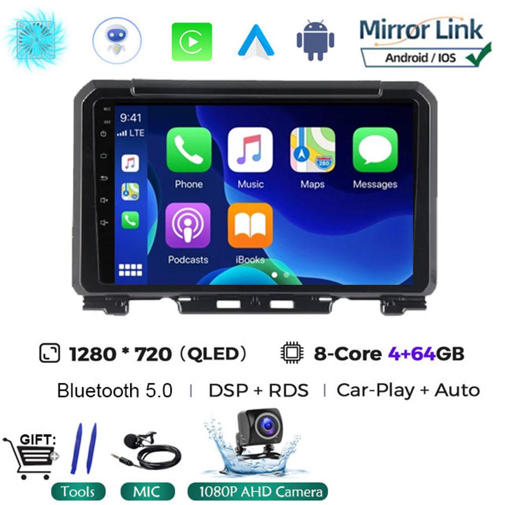 9 Inch Android 14 For Suzuki Jimny JB64 JB74 2018 - 2020 Multimedia Video Player Car Radio Stereo GPS Navigation Carplay