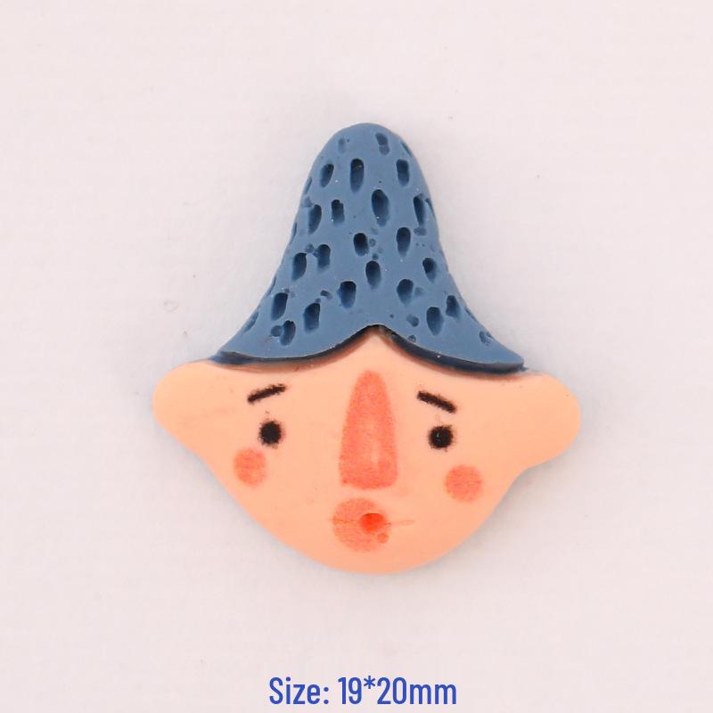 Goofy Cartoon Character Hair Clip - Niche Oil Painting Style Hair Accessory