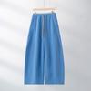 Women Curved Wide Leg Sweatpants Loose Straight Casual Pants Autumn Winter Slimming