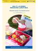 Creative Student Bento Lunch Box: Portable, Large Capacity, with Handle for Travel & Camping