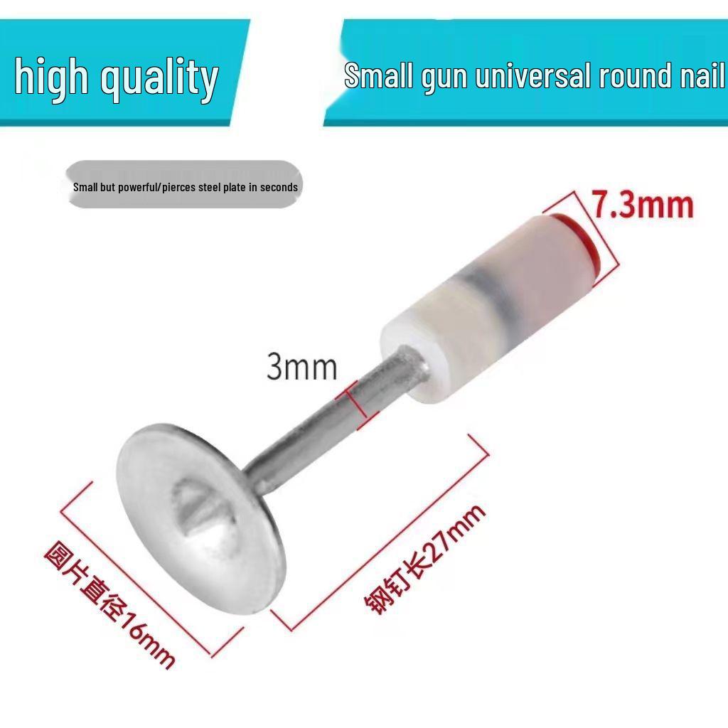 Compact Multi-Function Nail Gun with Integrated Fasteners