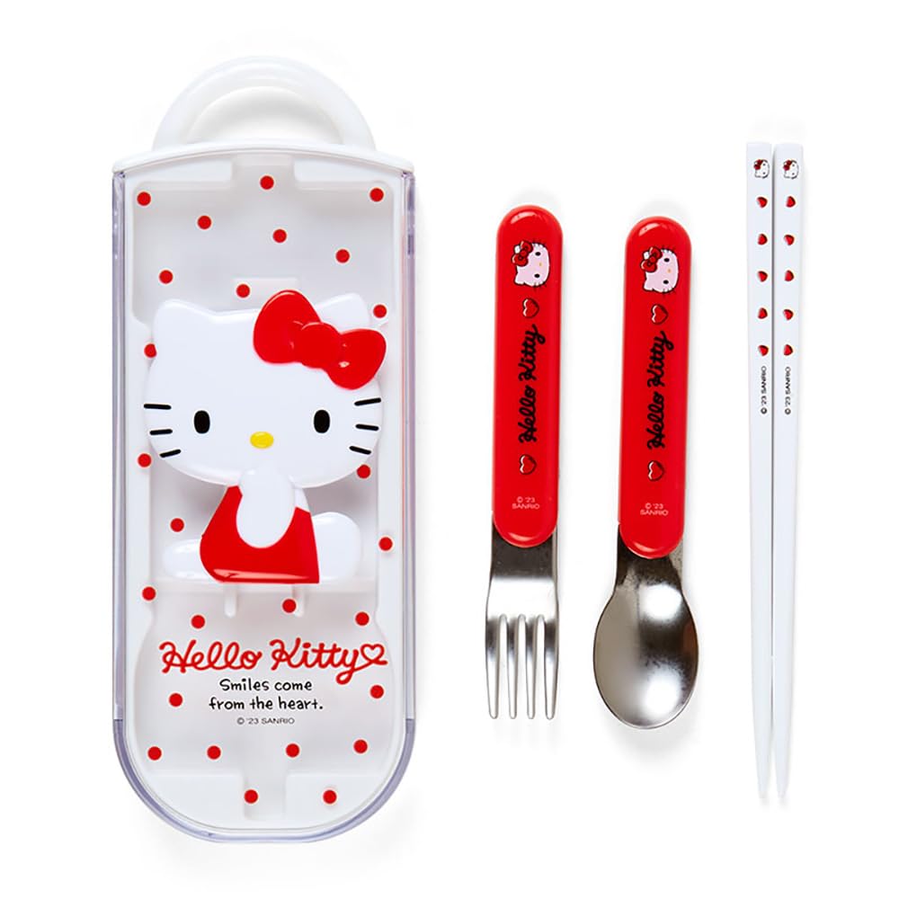 

Набор для обеда Sanrio Hello Kitty с рельефом 013803 красный