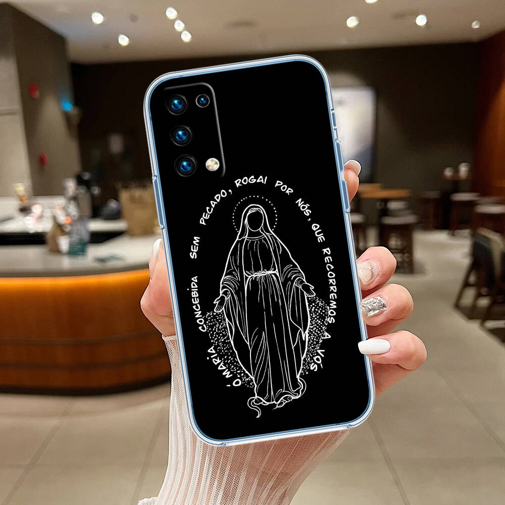 Virgen Maria Phone Case for Motorola Edge 20 30 S30 40 50 Fusion Lite Plus Pro Neo Ultra One Hyper Power Action Zoom Macro Vision