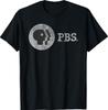 PBS Nuvargintas Vintažinis Logotipas Viešojo Transliavimo Tarnyba Marškinėliai