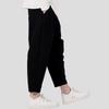 CUSTOMUS Men'S Single-Pleat Baggy Fit Elastic Waist Pants Cxs25Fwpta03 Bla