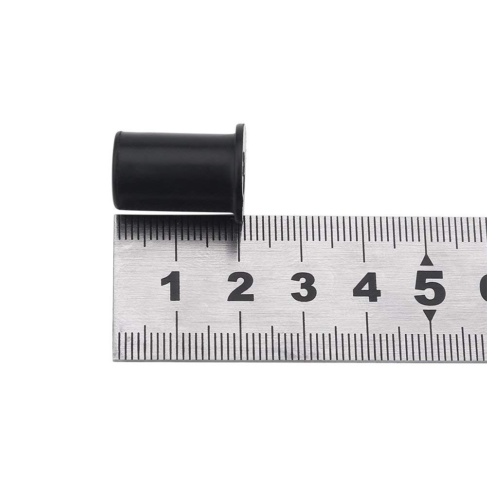 Alomejor M6 Brunnmutter Vindrutebult för Motorcykel, Kajak, Kanot, Kajak, Gummi, 6st/set