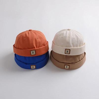 Retro Jednofarebná Detská Čiapka Jarná Letná Mäkká Bavlnená Bez Šiltu Čiapka Beanie Pre Dievča Chlapca Deti Deti Pánske Čiapky Čiapka