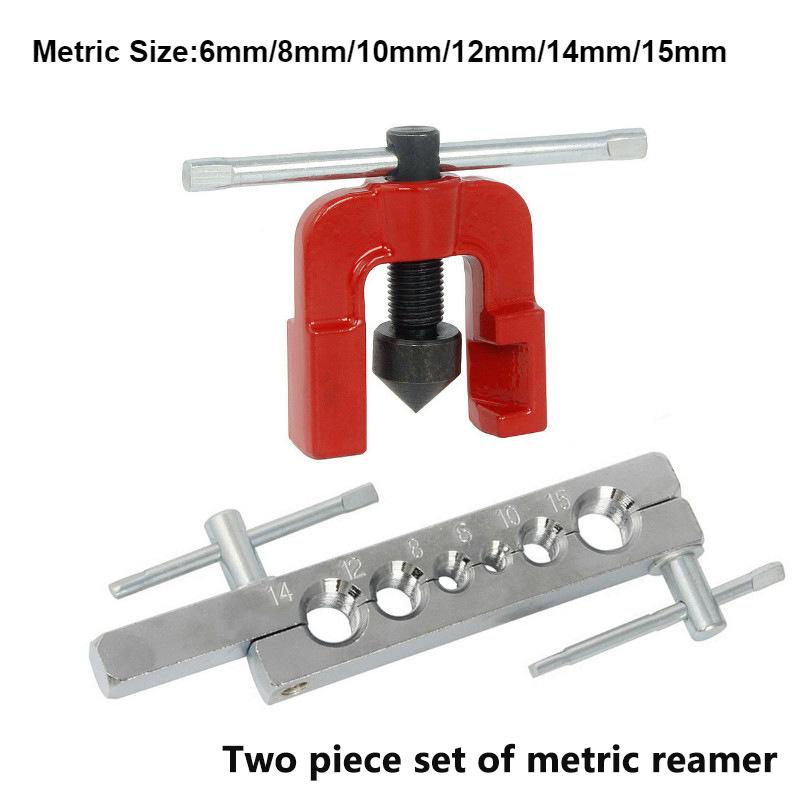 Tube Cutter Flaring Tool Kit Tube Expander Expansion Mouthparts Pipe Cutter Reamer Device For Copper Tube Flaring Tools 6-15Mm