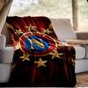 Coperta con Emblema del Napoli Calcio Coperta in Flanella da Esterno per Campeggio, Escursionismo, Feste in Giardino, Essenziali per Picnic, regalo per famiglia e amici