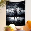 Dracula Untold Tapestry Wall Hanging, Vampire Origin Movie Art, Dark Fantasy Wall Decor for Bedroom Man Cave