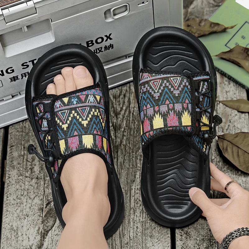 Fashion Summer Slippers Men Men's Shoes Fashion Outdoor Luxury Designer Beach Slippers men's sandals Men's Slippers Shoes Man