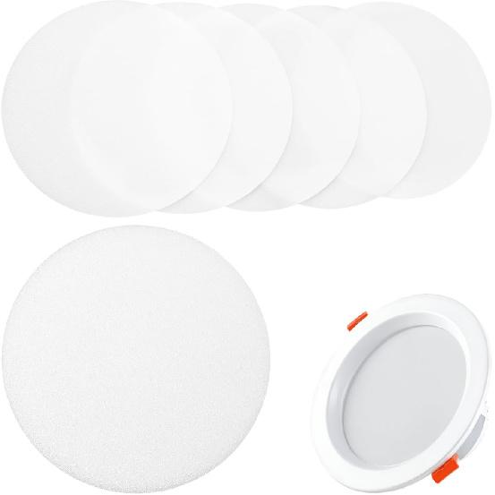 Cabilock Led Light Cover Lampshade Diffuser Replacement Dazzling Proof Ceiling Light Cover Spotlight Lamp Shades Light Fixture Accessories 4inch