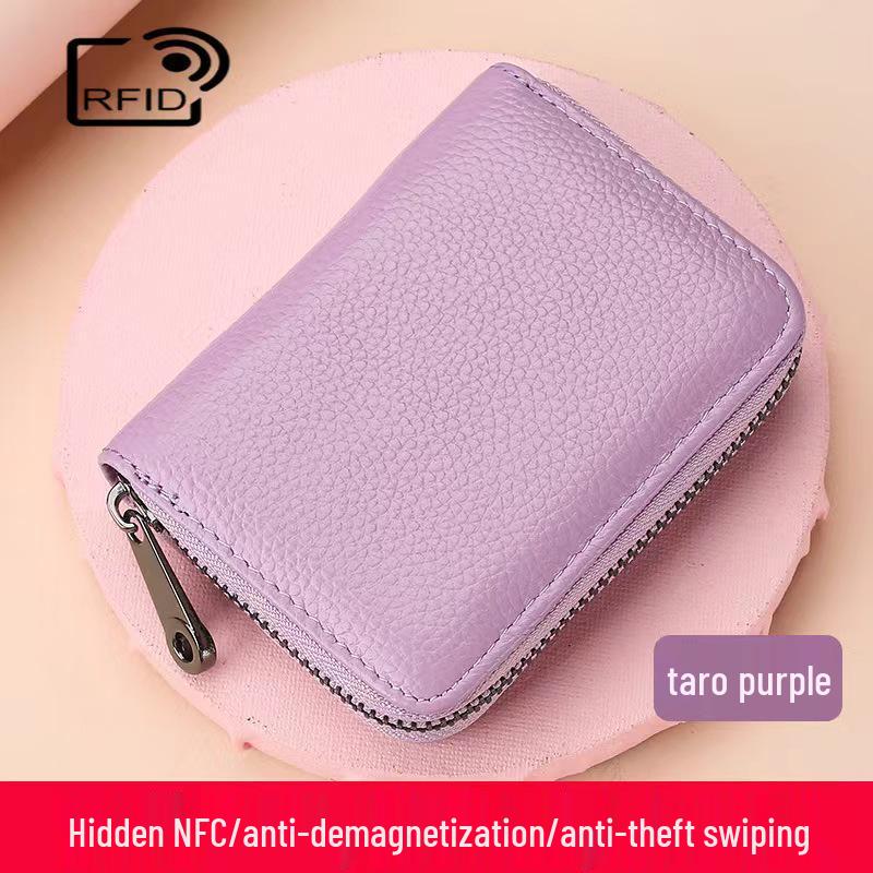 RFID-Blocking Slim Multi-Card Holder Pouch with Large Capacity for Cross-Border Travel & Driver's License