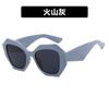 New Fashion Irregular Large Frame White Sunglasses Men's and Women's Brand Candy Color Glasses UV400 Eyewear Outdoor Goggles