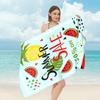 Surfboard Palm Tree Beach Towel Microfiber Quick Dry Absorbent Lightweight Tropical Print Towel for Beach Pool Vacation Travel