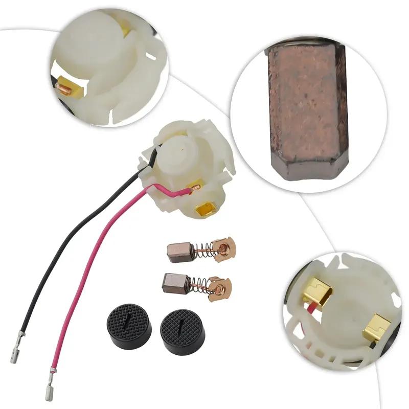Brush Holder Cap Kit Carbon Brush Plastic+Metal Power Tools Accessories Replacement DGA452 DGA452REF For CB430 New