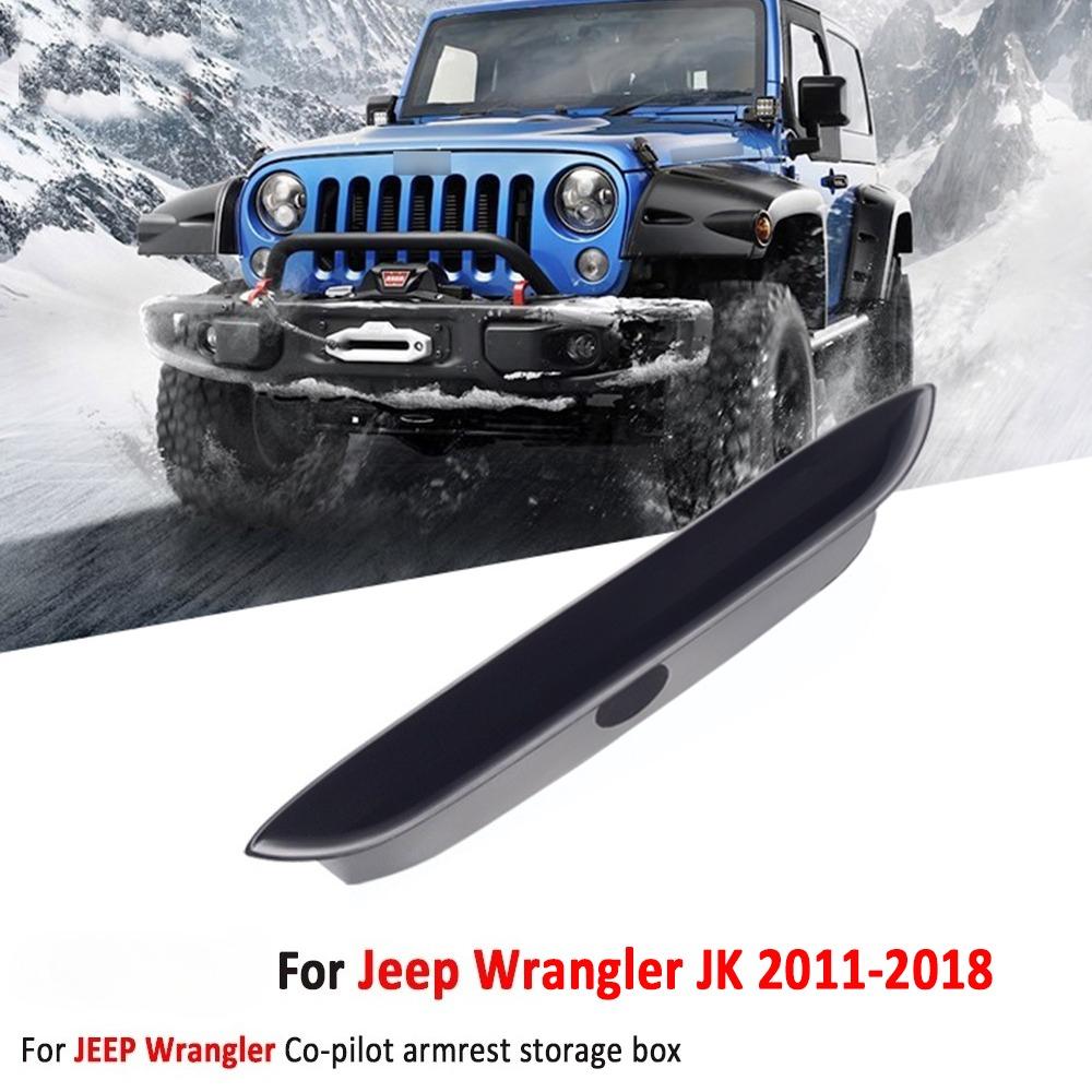 For Jeep Wrangler JK 2011-2018 Car Passenger Storage Tray Organizer Grab Handle Accessory Box Door Interior Accessories
