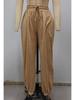 Bohemian Solid Color Drawstring Beach Pants - New Loose Casual Trousers