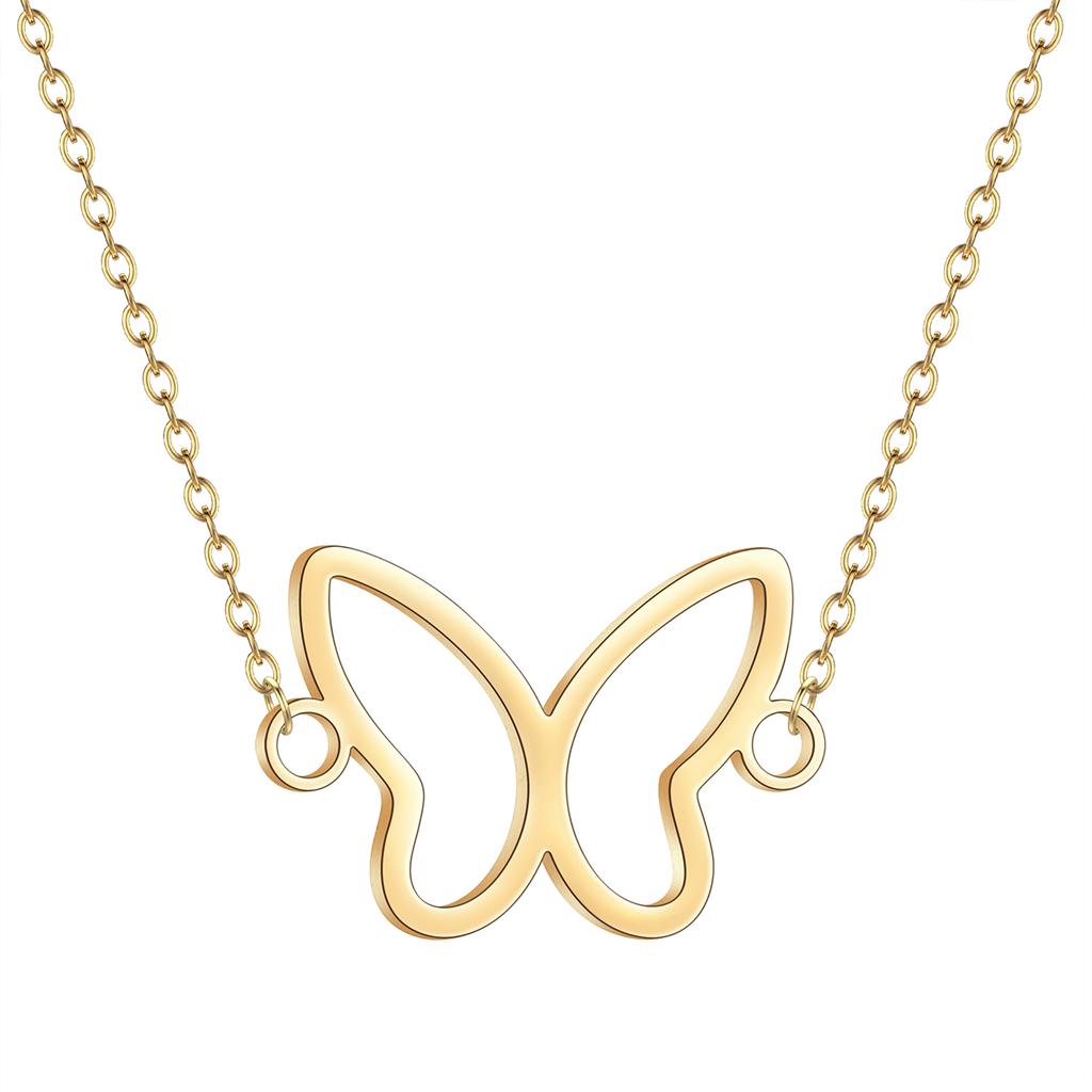 Kinitial Birth Flower Pendants Necklaces For Women Jewelry Ankh Cross Egyptian Leaves Moon Sun Butterfly Chain Choker Collares