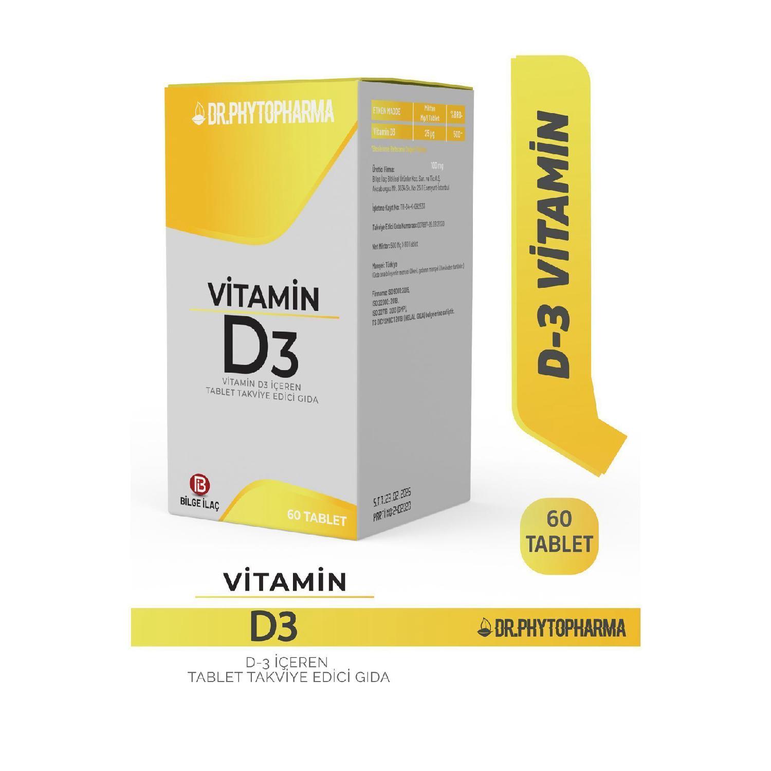 

Vitamin D3 1000 Iu 25 Mcg 60 Tablet