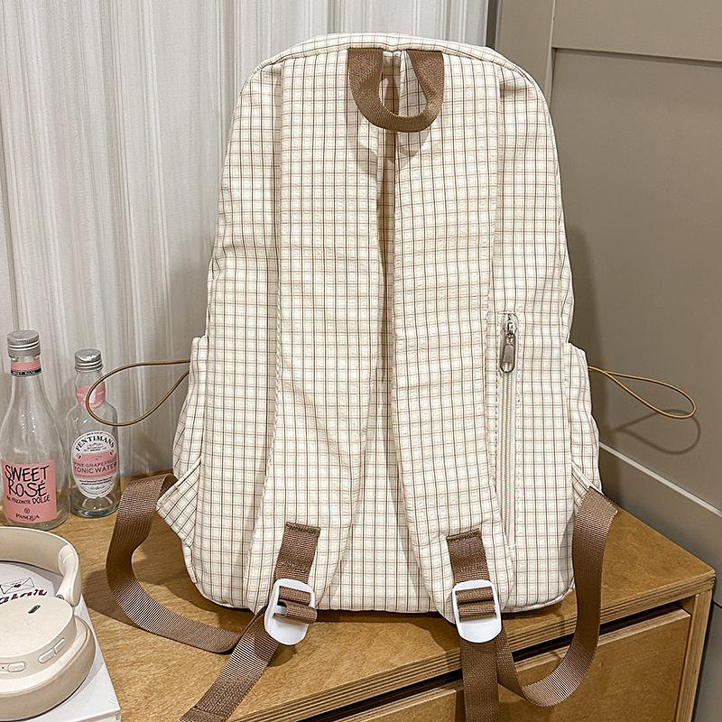 Rucksack Student Gestreift Rucksack mit großer Kapazität