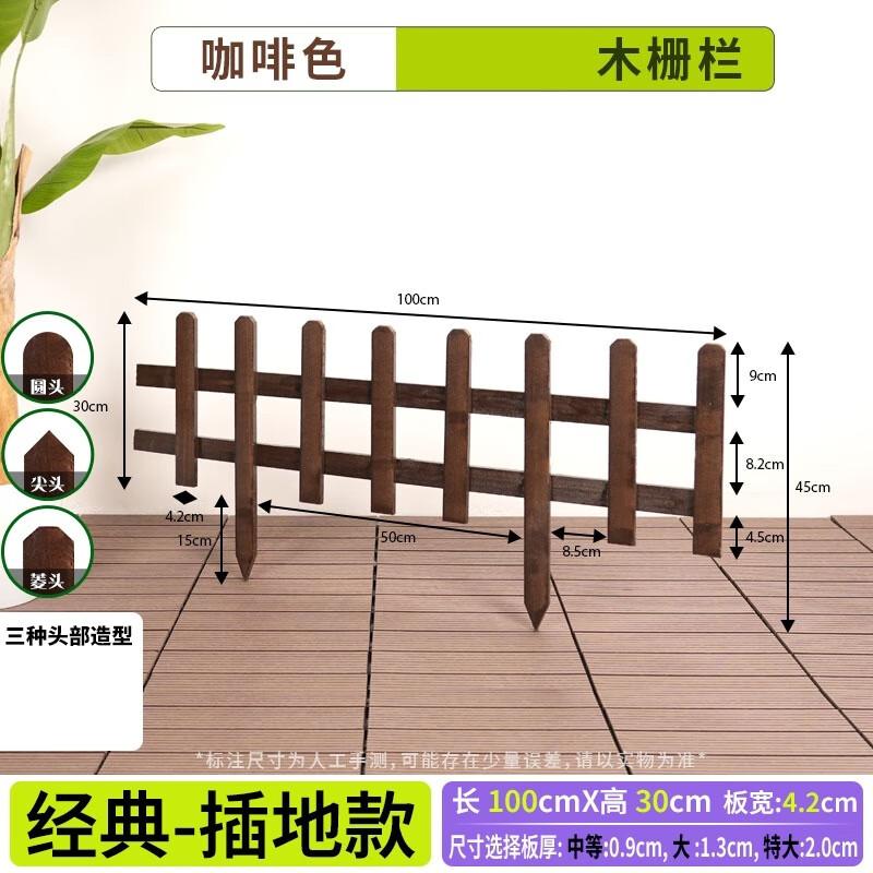 

Outdoor Solid Wood Garden Fence Panel