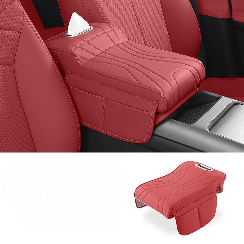 1 Stück Universal Auto mit Seitentaschen Armlehnenbox Höhenerhöhungskissen Schutzhülle Aufbewahrungstasche Multifunktionale Aufbewahrungsbox