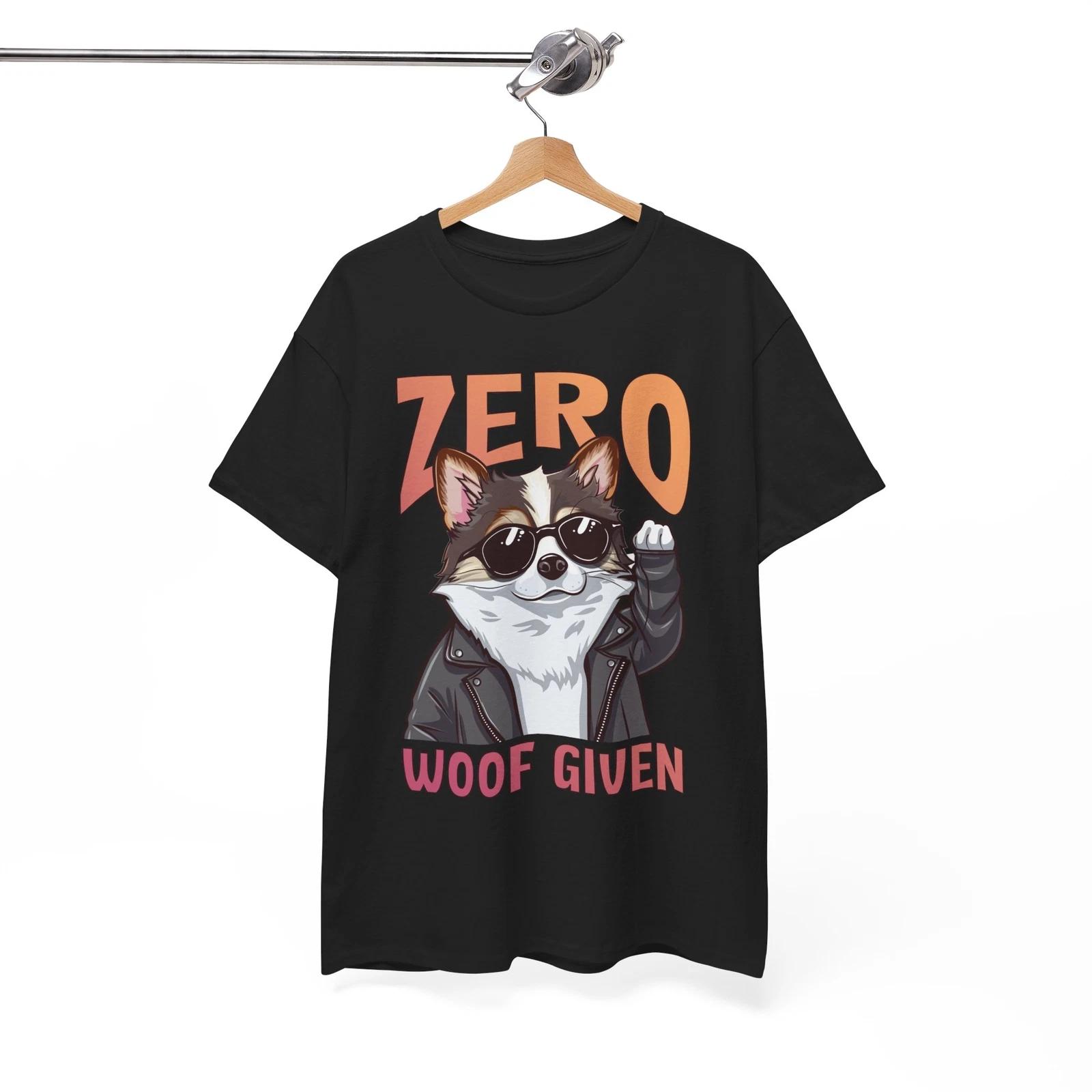 Genius Humor T-Shirt - Smart & Sarcastic Tee for Clever People Zero Woof Given S