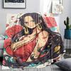 1PC Nico Robin Patterned Flannel Blanket Suitable For All Seasons For Home Decor Warmth And Comfort Gifts Holiday Present