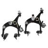 1 Pair Road Bike V Shape Mechanical Dual Pivot Brake Set Repair Parts Accessory