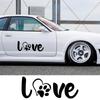 Pfotenliebe Hundepfotenabdruck Grafik Autoaufkleber Kreative Autokarosserie Dekoration Vinyl Aufkleber Zubehör Für Auto LKW Geländewagen SUV Van